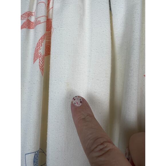 Vintage That's Me Size 5/6 white soft rayon pink and blue bow skirt coquette - Picture 4 of 8